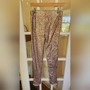 Spool no 72 champagne gold sequin joggers